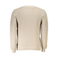 Beige Cotton Men Sweater