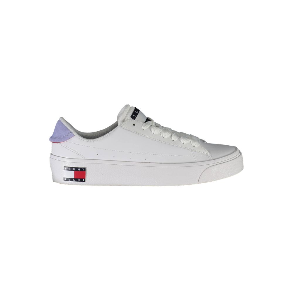 White Leather Women Sneaker