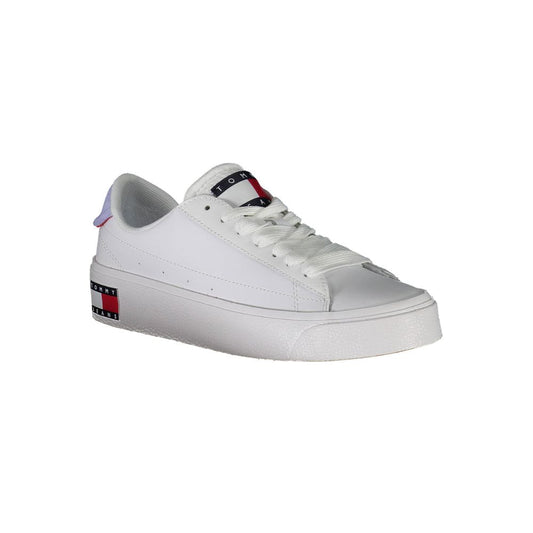 White Leather Women Sneaker