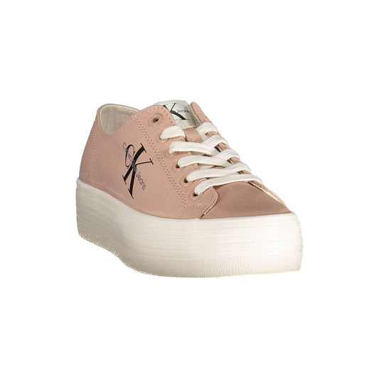 Pink Cotton Women Sneaker