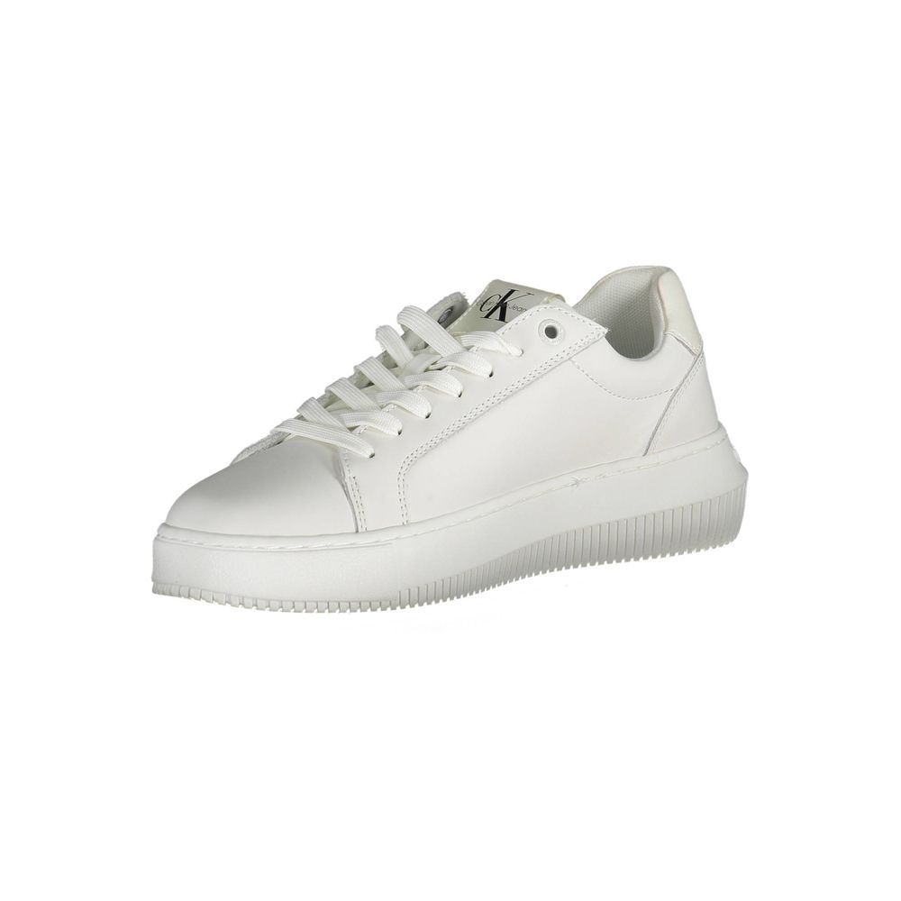 White Leather Women Sneaker