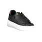 Black Leather Women Sneaker