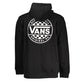 Sleek Black Zip Hoodie with Logo Print