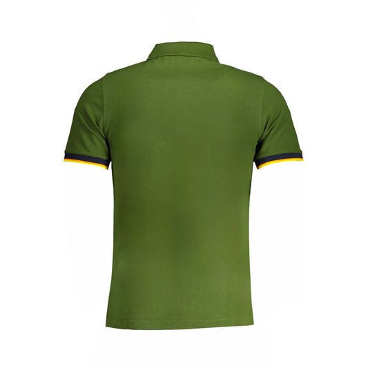 Green Cotton Polo Shirt