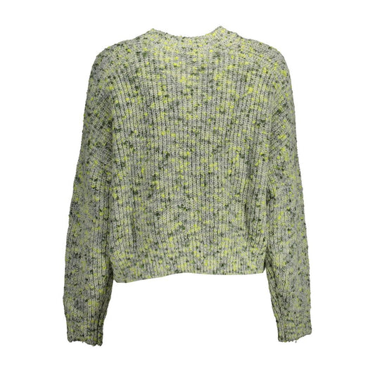 Green Acrylic Women Sweater