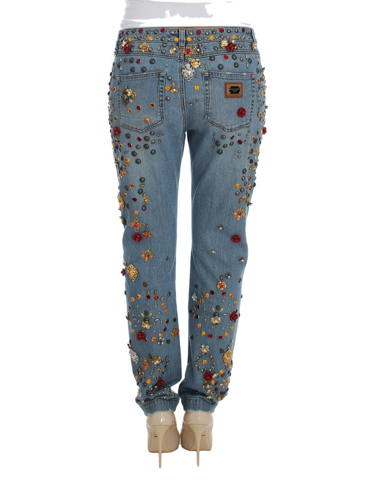 Enchanted Sicily Boyfriendjeans mit Kristallherz