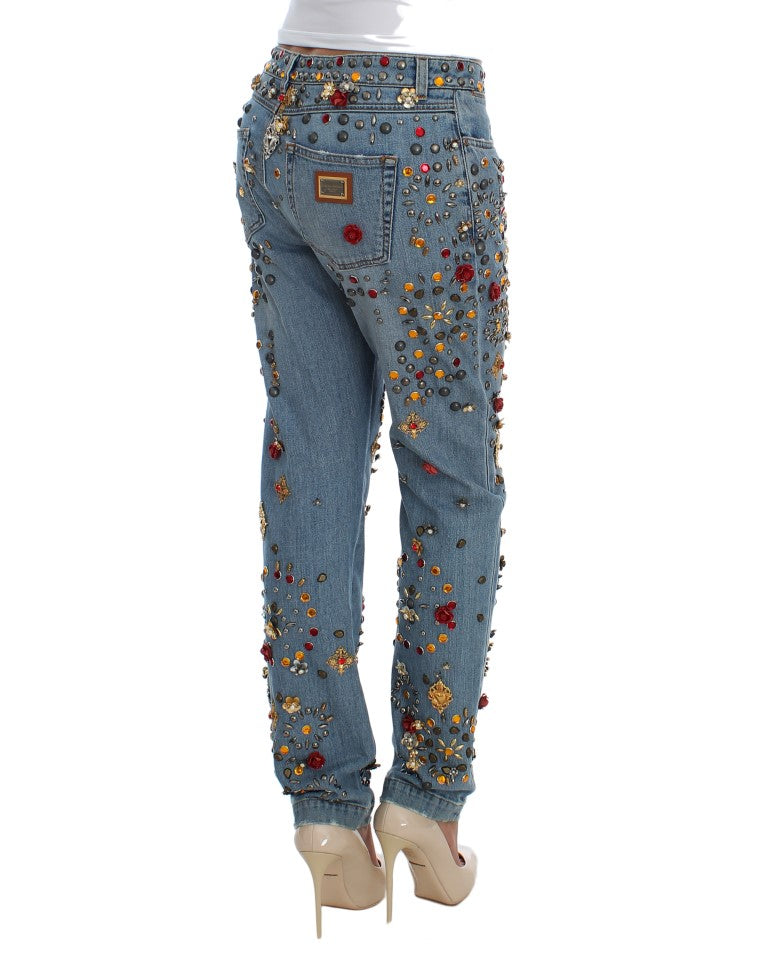 Enchanted Sicily Boyfriendjeans mit Kristallherz
