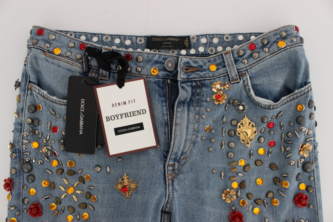Enchanted Sicily Boyfriendjeans mit Kristallherz