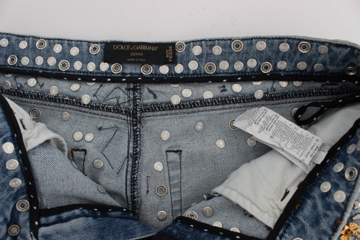 Enchanted Sicily Boyfriendjeans mit Kristallherz