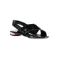 Black Polyethylene Women Sandal