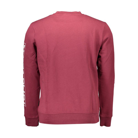 Maglione da uomo in cotone rosso