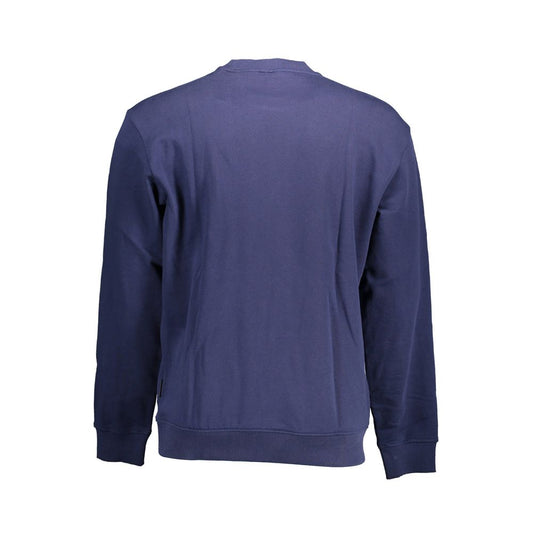 Blauer Herrenpullover aus Baumwolle