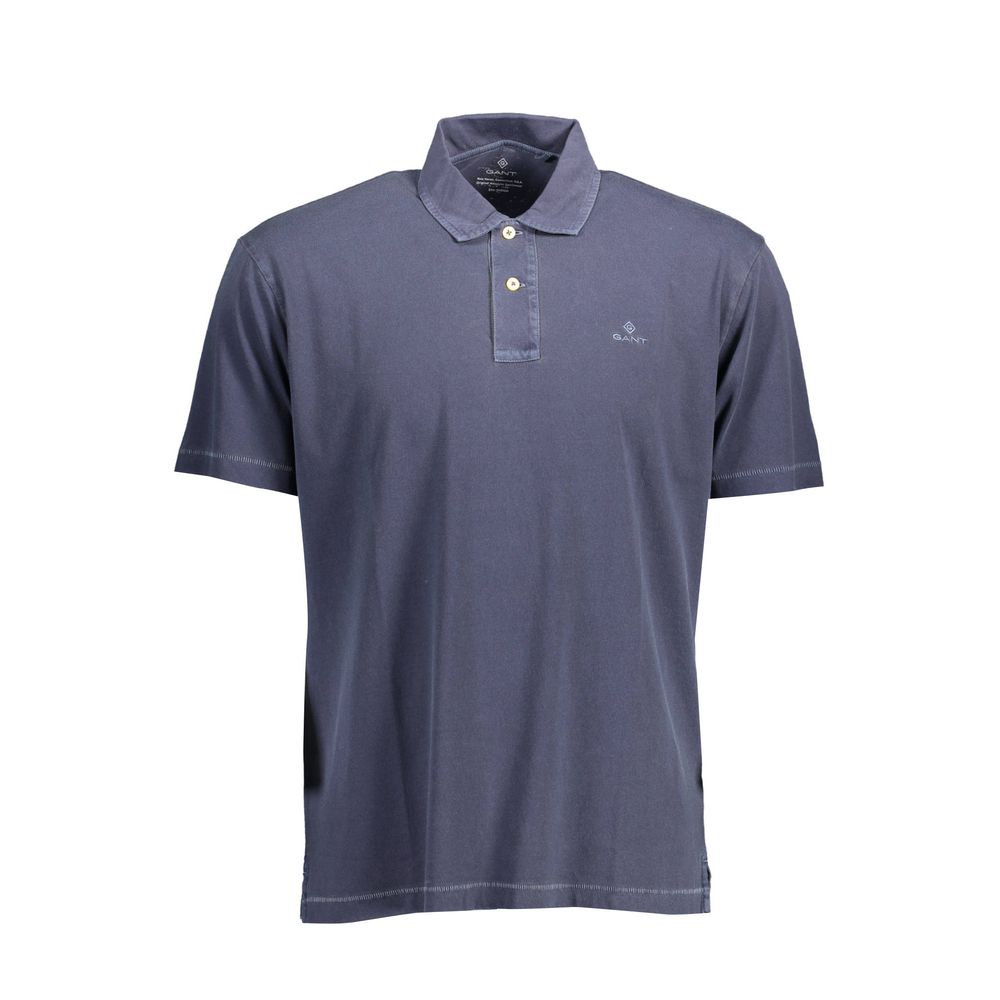 Polo da uomo in cotone blu