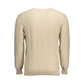 Maglione da uomo in cotone beige