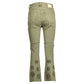 Green Cotton Women Jeans