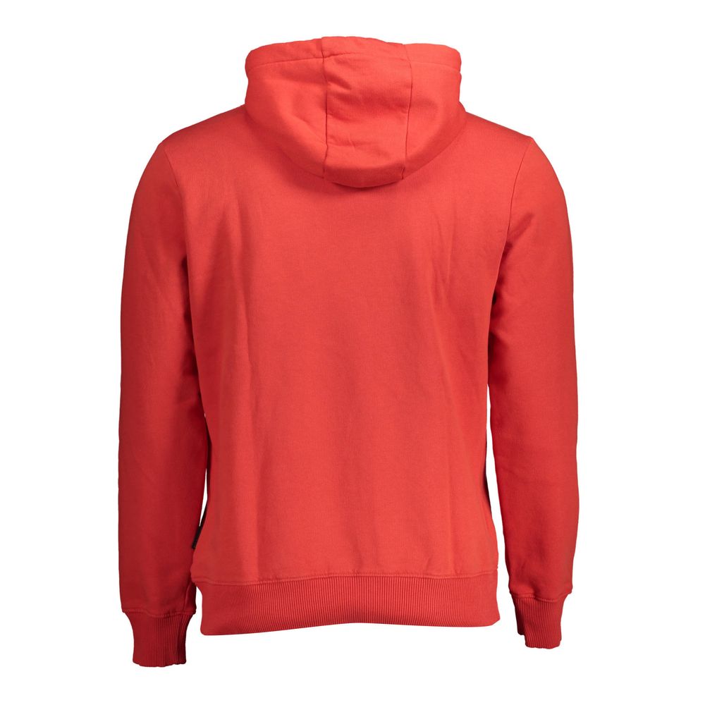 Maglione da uomo in cotone rosso