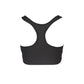 Reggiseno sportivo da donna in poliestere nero