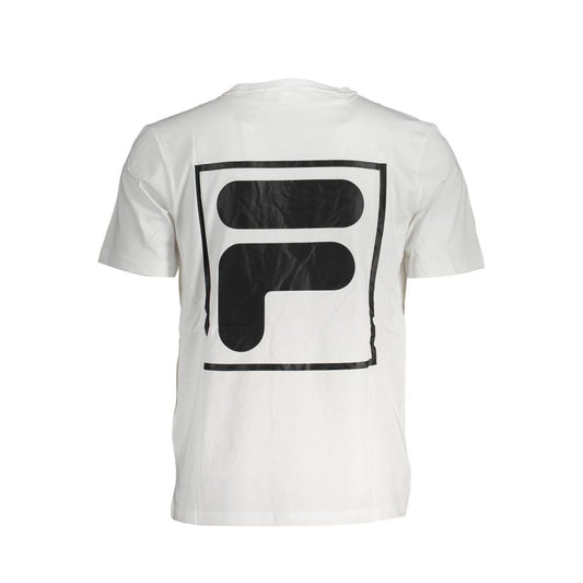 T-shirt da uomo in cotone bianco