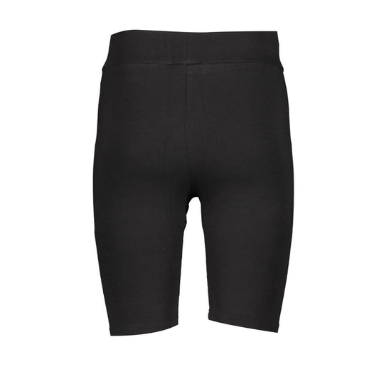 Leggings da donna in cotone nero