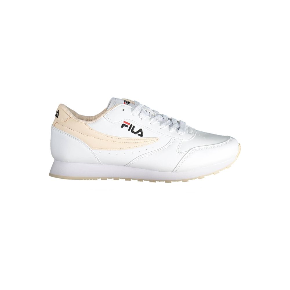 Sneaker da donna in polietilene bianco