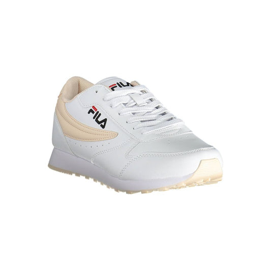 Weiße Polyethylen Damen Sneaker