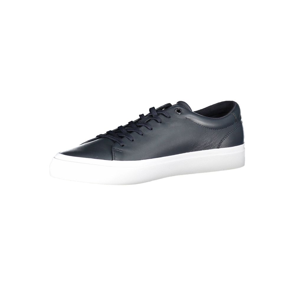 Blaue Leder Herren Sneaker