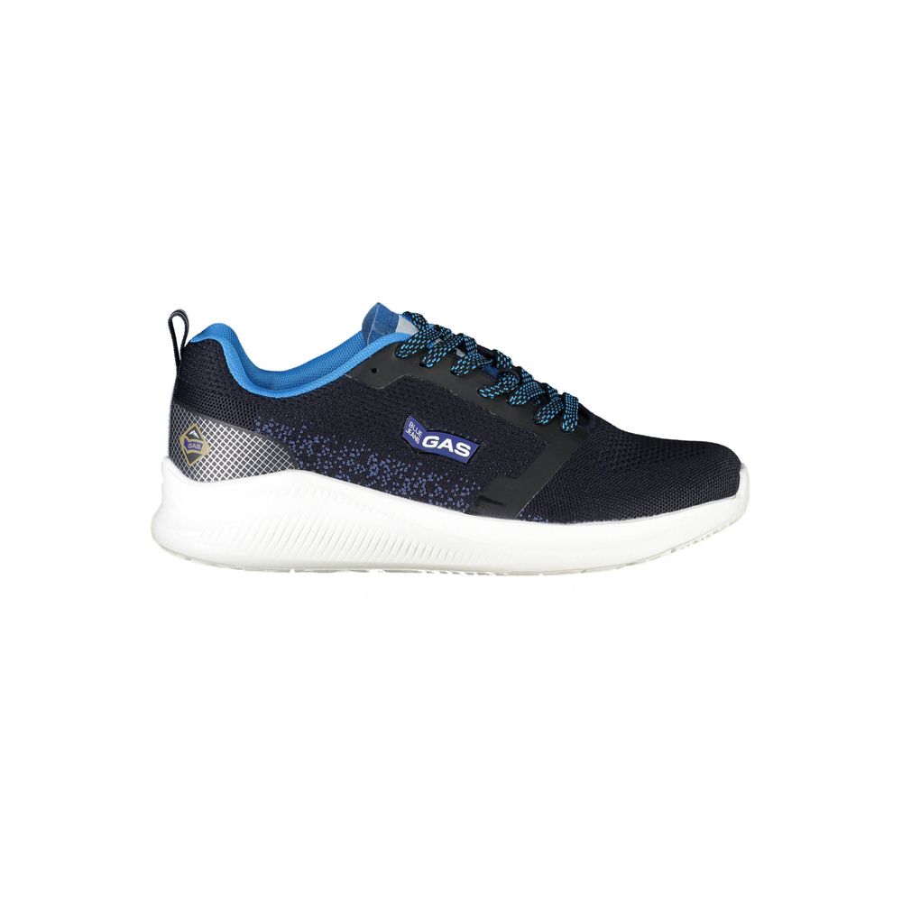 Blauer Polyester-Sneaker