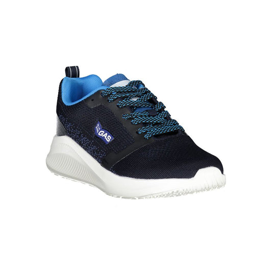 Blauer Polyester-Sneaker