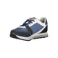 Sneaker da uomo in ecopelle blu