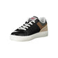 Sneaker da uomo in ecopelle nera