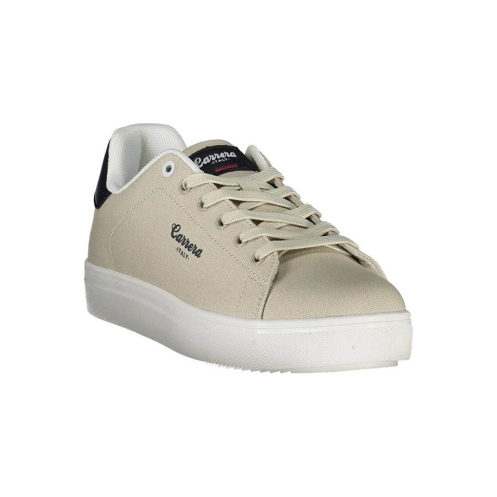 Sneaker da uomo in polietilene beige