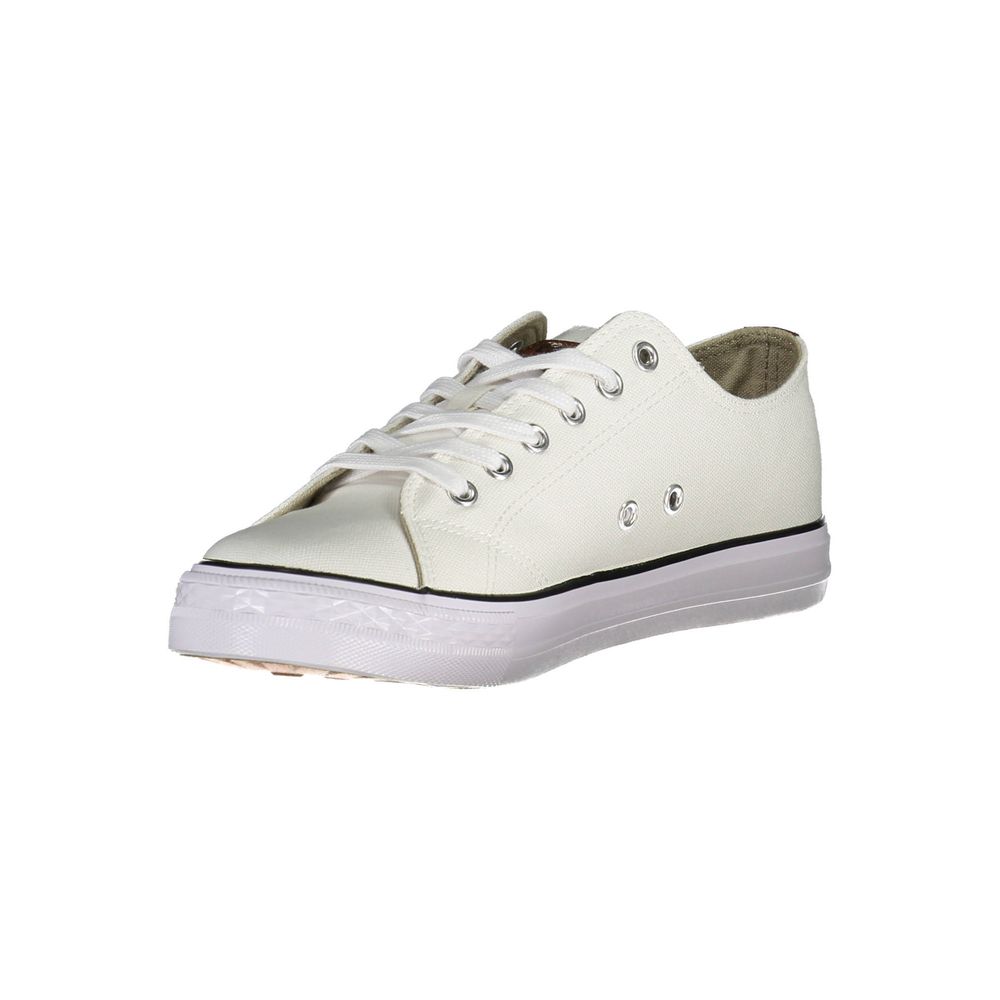 Sneaker in poliestere bianco