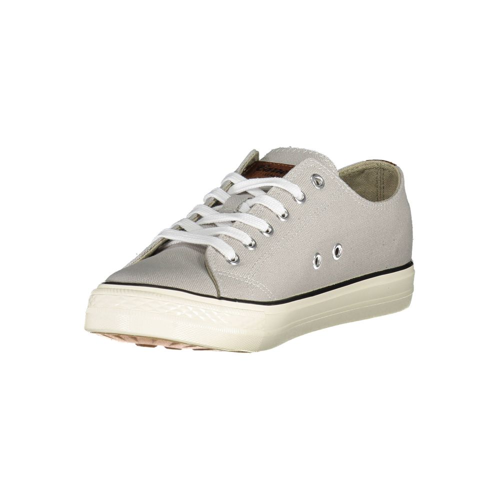 Grauer Polyester-Sneaker