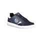 Eleganti sneakers blu con dettagli ricamati