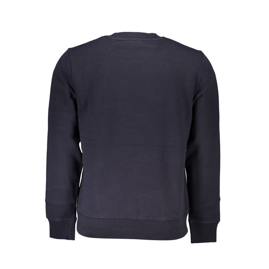 Maglione da uomo in cotone blu