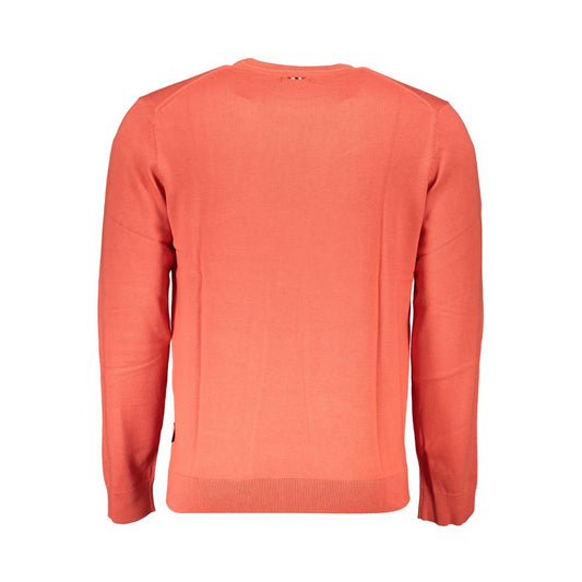 Maglione da uomo in cotone rosso