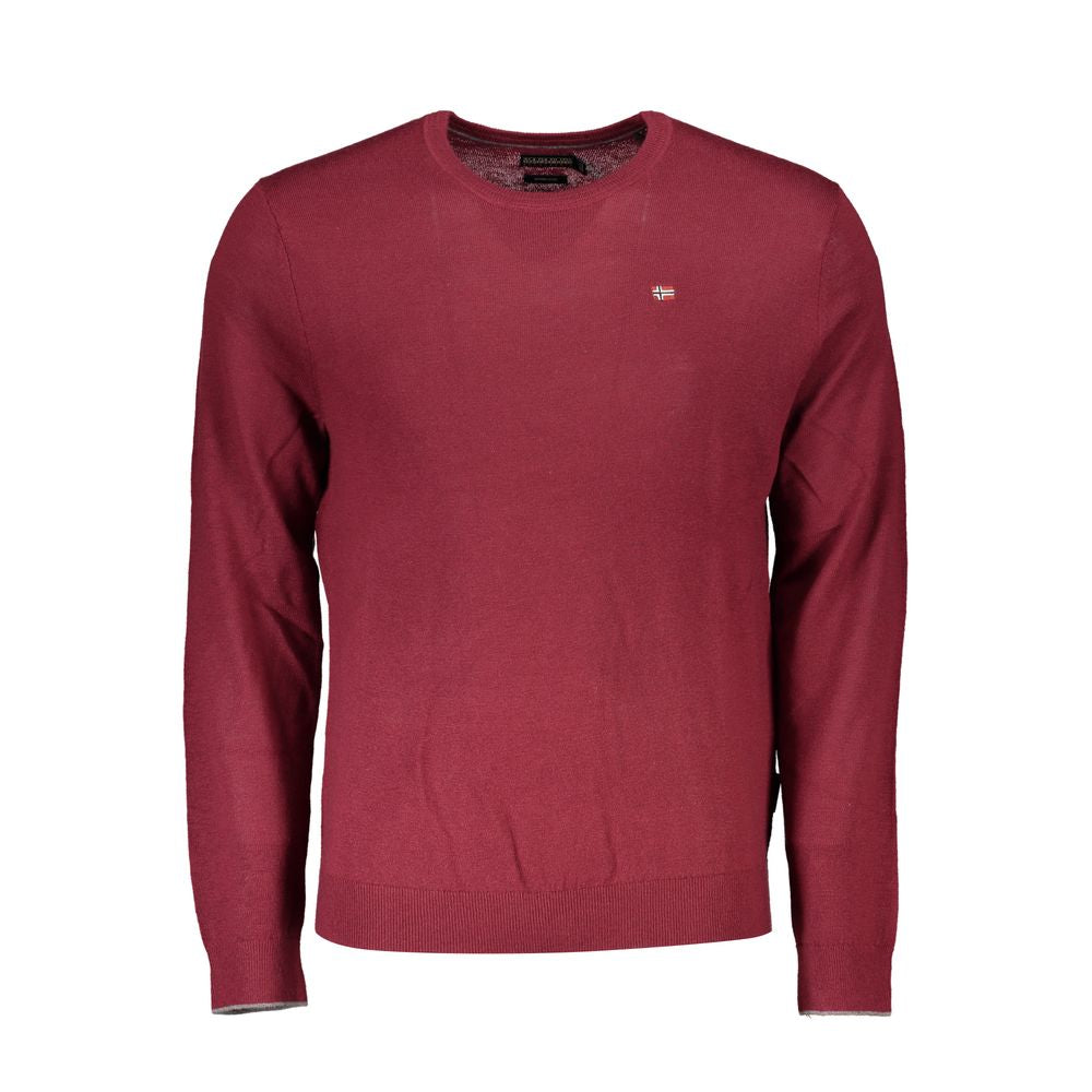 Maglione da uomo in tessuto rosso