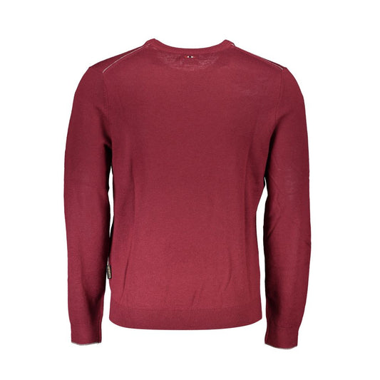 Roter Stoff Herren Pullover