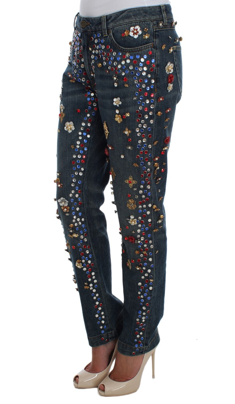 Enchanted Sicily Boyfriendjeans mit Kristallherz