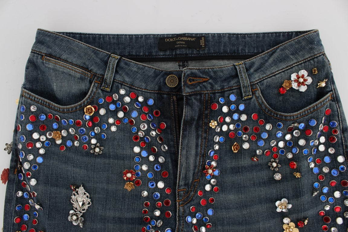 Enchanted Sicily Boyfriendjeans mit Kristallherz