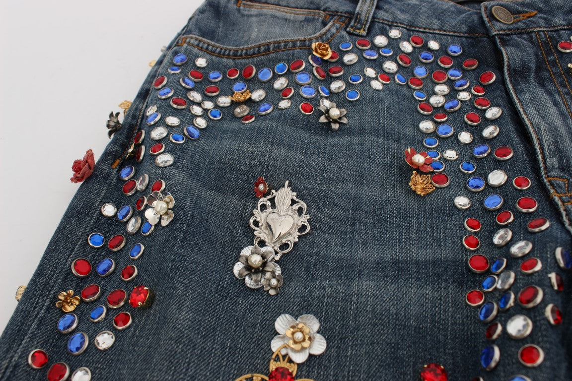 Enchanted Sicily Boyfriendjeans mit Kristallherz