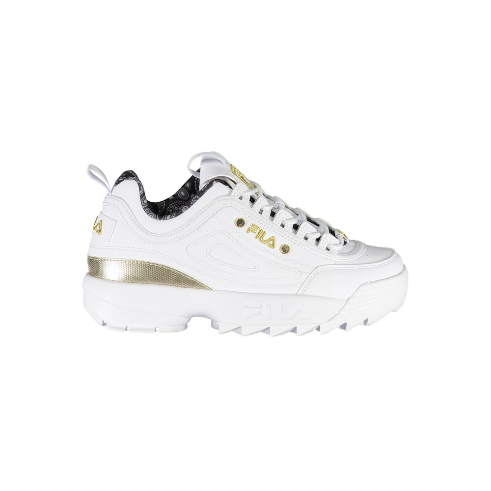 Squisite sneakers bianche con lacci