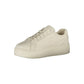 White Polyester Sneaker