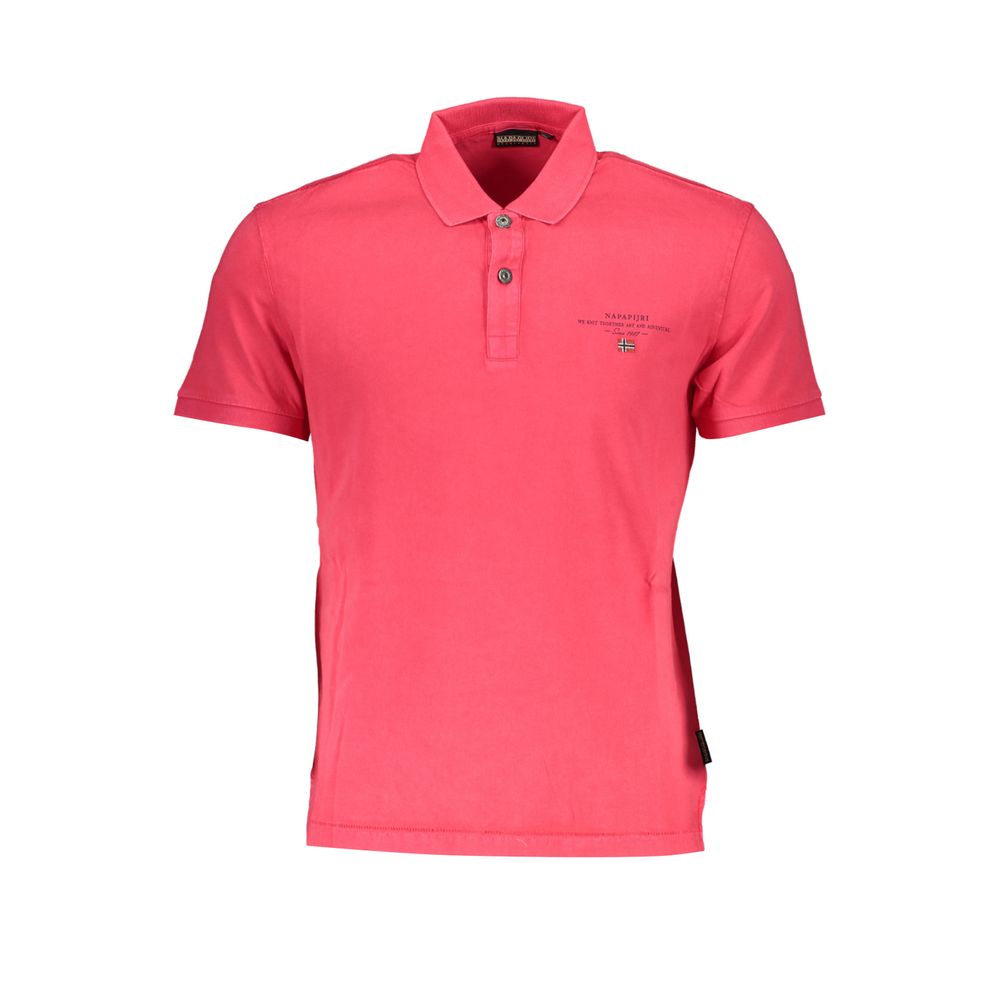 Rosa Poloshirt aus Baumwolle