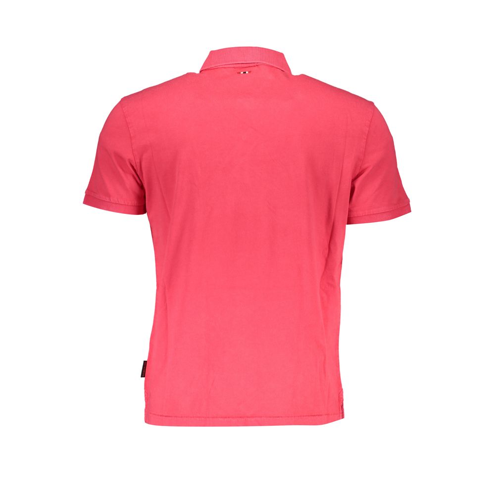 Rosa Poloshirt aus Baumwolle