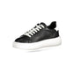 Schwarzer Polyester-Sneaker