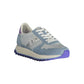 Hellblauer Polyester-Sneaker