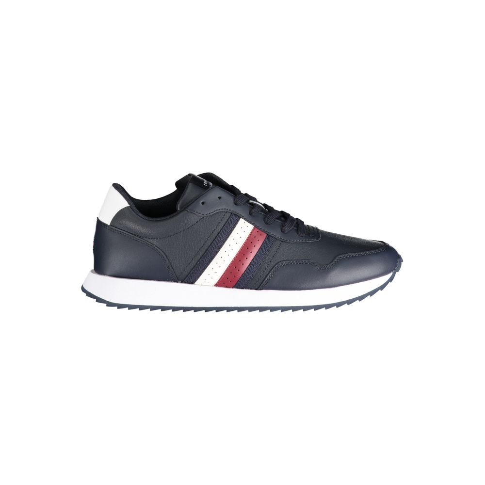 Blauer Polyester-Sneaker