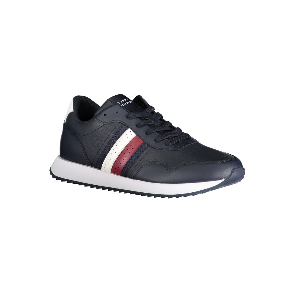 Blauer Polyester-Sneaker