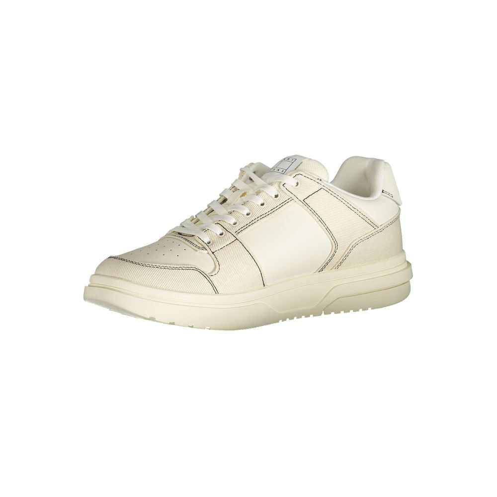 Sneaker in poliestere bianco